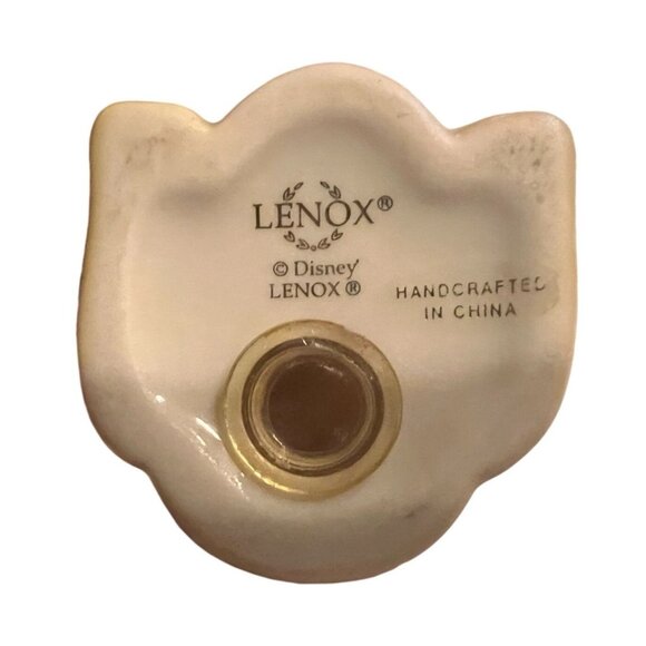 Disney Lenox Winnie The Pooh Ceramic Figurine With Honey Pot Salt/Pepper 2.75" - Picture 6 of 6